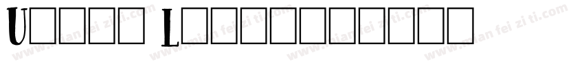 Usual Light字体转换